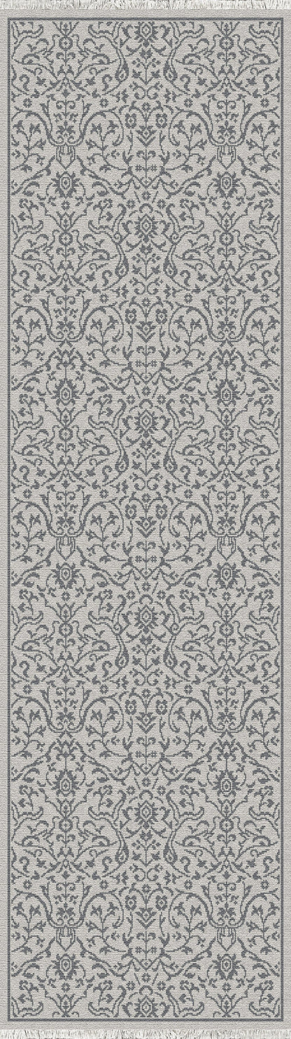 Dynamic Rugs Bailey 3880 Ivory Grey Transitional Machine-Made Rug