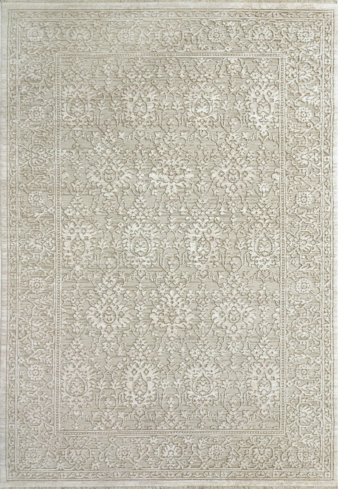 Dynamic Rugs Bailey 3882 Beige Ivory Grey Traditional Machine-Made Rug
