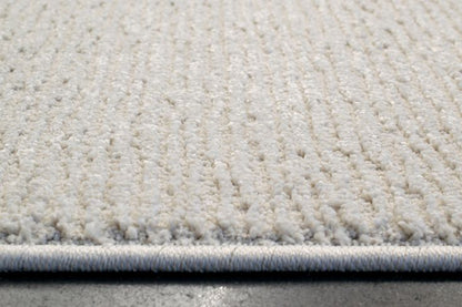 Dynamic Rugs Quin 41008 Ivory Solid Machine-Made Rug