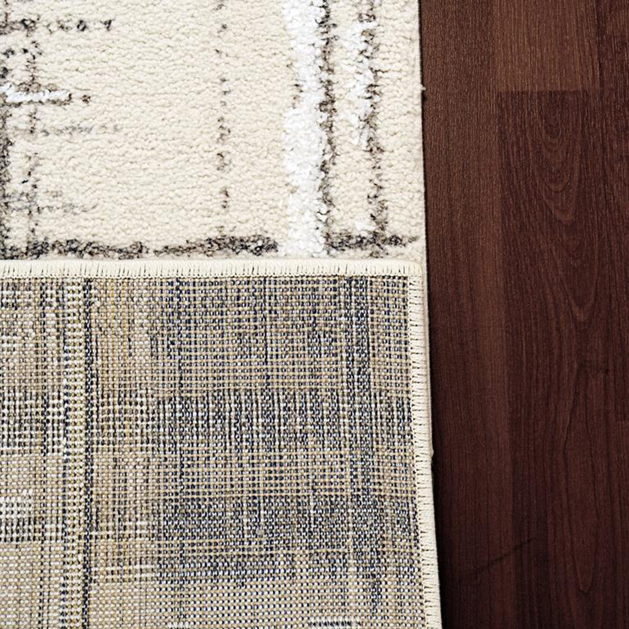 Dynamic Rugs Troya 4602 Ivory Grey Contemporary Machine-Made Rug