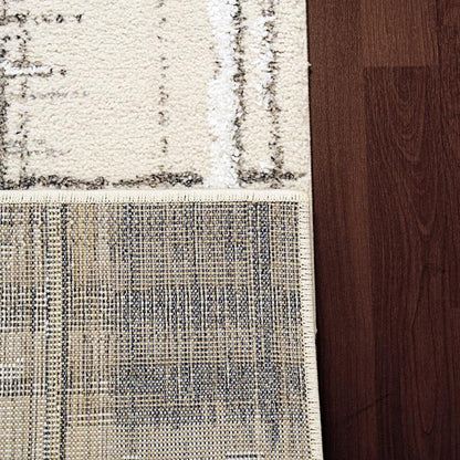 Dynamic Rugs Troya 4602 Ivory Grey Contemporary Machine-Made Rug