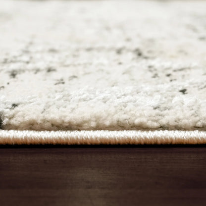 Dynamic Rugs Troya 4604 Grey Ivory Blue Contemporary Machine-Made Rug