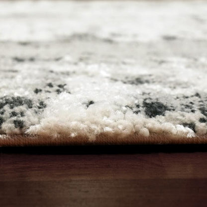 Dynamic Rugs Troya 4607 Grey Ivory Contemporary Machine-Made Rug