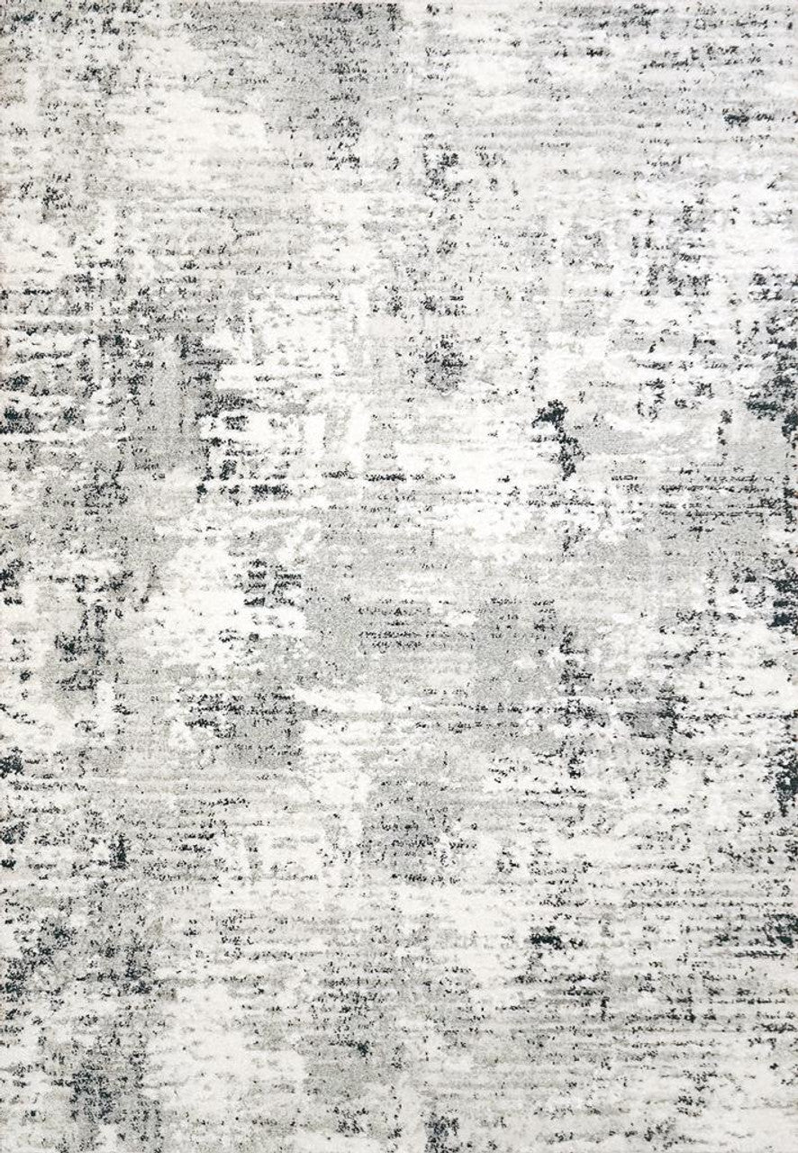 Dynamic Rugs Troya 4607 Grey Ivory Contemporary Machine-Made Rug ...