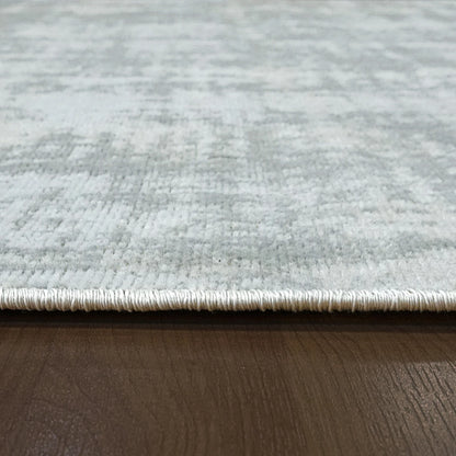 Dynamic Rugs Bristol 5120 Grey Light Blue Contemporary Machine-Made Rug