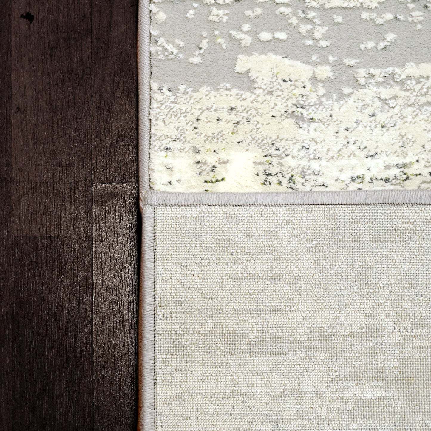 Dynamic Rugs Couture 52019 Ivory Grey Contemporary Machine-Made Rug