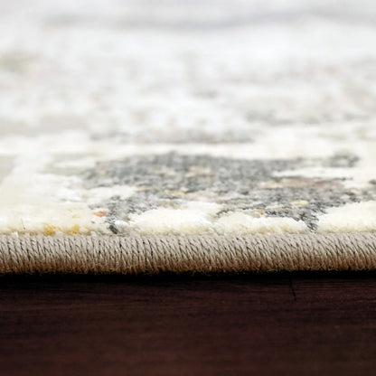 Dynamic Rugs Couture 52023 Grey Blue Contemporary Machine-Made Rug