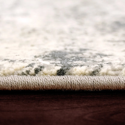 Dynamic Rugs Couture 52029 Ivory Grey Contemporary Machine-Made Rug
