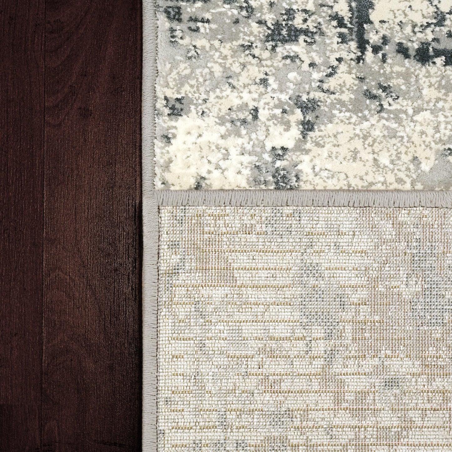 Dynamic Rugs Couture 52029 Ivory Grey Contemporary Machine-Made Rug