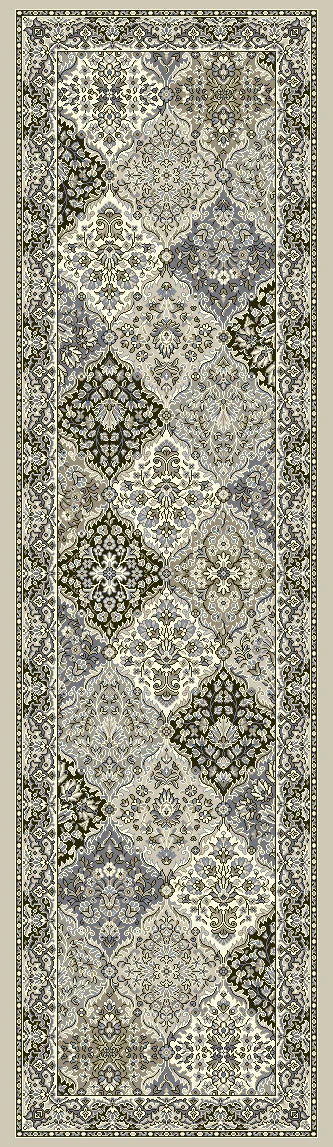 Dynamic Rugs Ancient Garden 57008 Cream Grey Traditional Machine-Made Rug