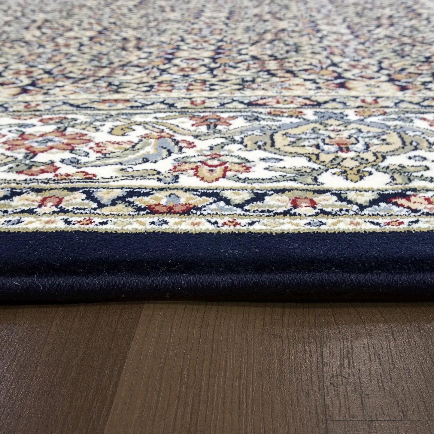 Dynamic Rugs Ancient Garden 57011 Navy Traditional Machine-Made Rug