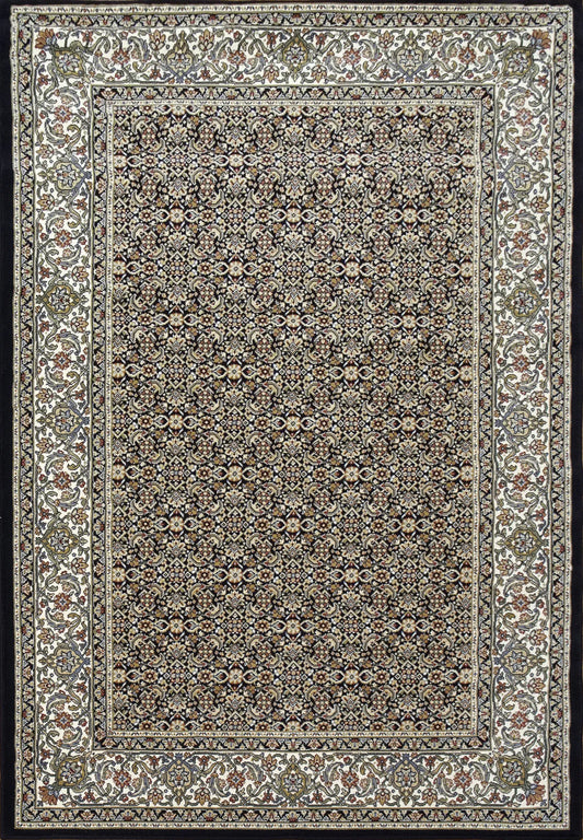Dynamic Rugs Ancient Garden 57011 Navy Traditional Machine-Made Rug
