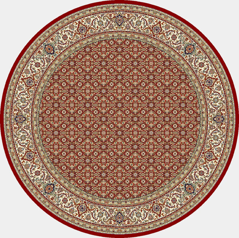 Dynamic Rugs Ancient Garden 57011 Red Ivory Traditional Machine-Made Rug