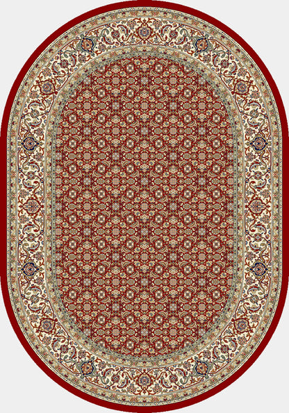 Dynamic Rugs Ancient Garden 57011 Red Ivory Traditional Machine-Made Rug