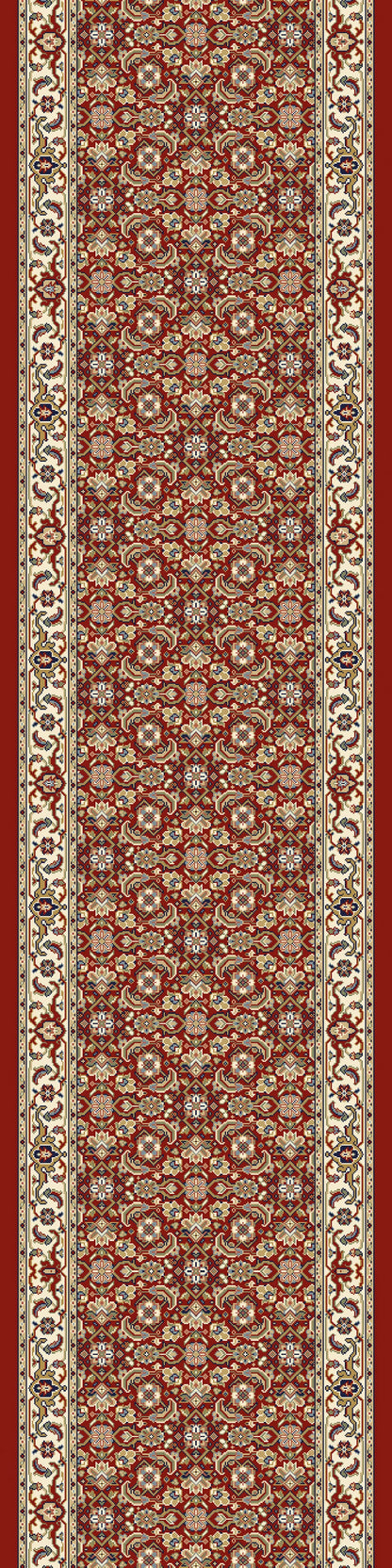 Dynamic Rugs Ancient Garden 57011 Red Ivory Traditional Machine-Made Rug