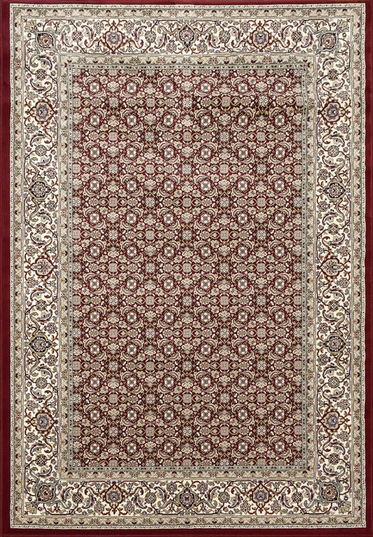 Dynamic Rugs Ancient Garden 57011 Red Ivory Traditional Machine-Made Rug
