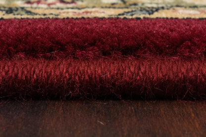 Dynamic Rugs Ancient Garden 57078 Red Ivory Traditional Machine-Made Rug