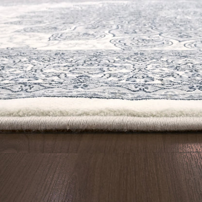 Dynamic Rugs Ancient Garden 57090 Cream Grey Traditional Machine-Made Rug