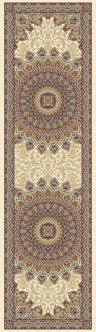 Dynamic Rugs Ancient Garden 57090 Ivory Traditional Machine-Made Rug