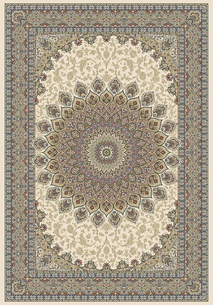 Dynamic Rugs Ancient Garden 57090 Ivory Traditional Machine-Made Rug