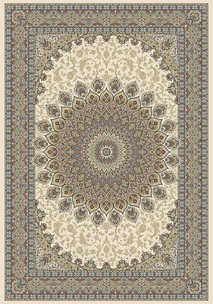Dynamic Rugs Ancient Garden 57090 Ivory Traditional Machine-Made Rug