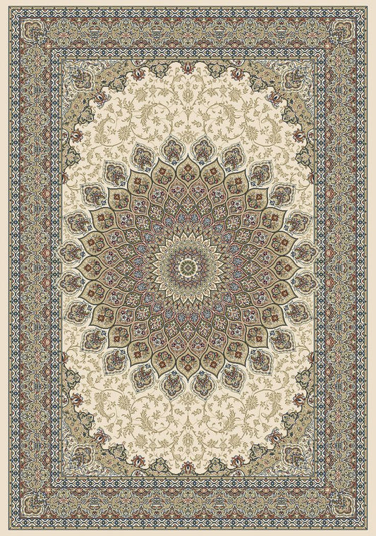 Dynamic Rugs Ancient Garden 57090 Ivory Traditional Machine-Made Rug