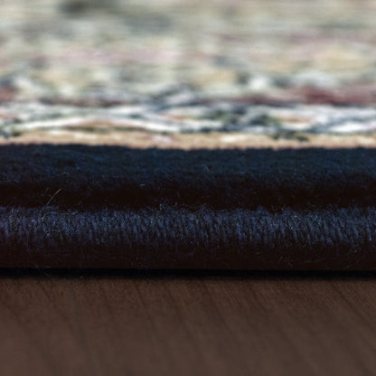 Dynamic Rugs Ancient Garden 57090 Navy Traditional Machine-Made Rug