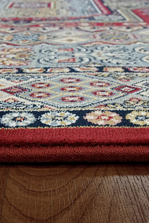 Dynamic Rugs Ancient Garden 57147 Red Traditional Machine-Made Rug