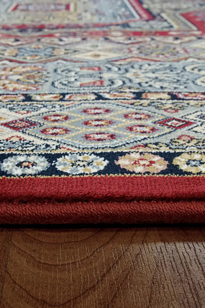 Dynamic Rugs Ancient Garden 57147 Red Traditional Machine-Made Rug