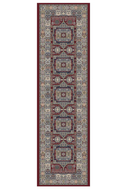 Dynamic Rugs Ancient Garden 57147 Red Traditional Machine-Made Rug