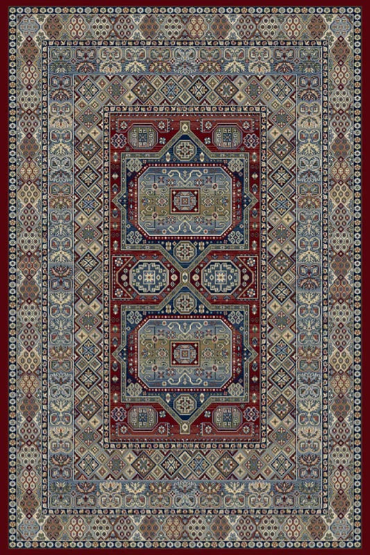 Dynamic Rugs Ancient Garden 57147 Red Traditional Machine-Made Rug