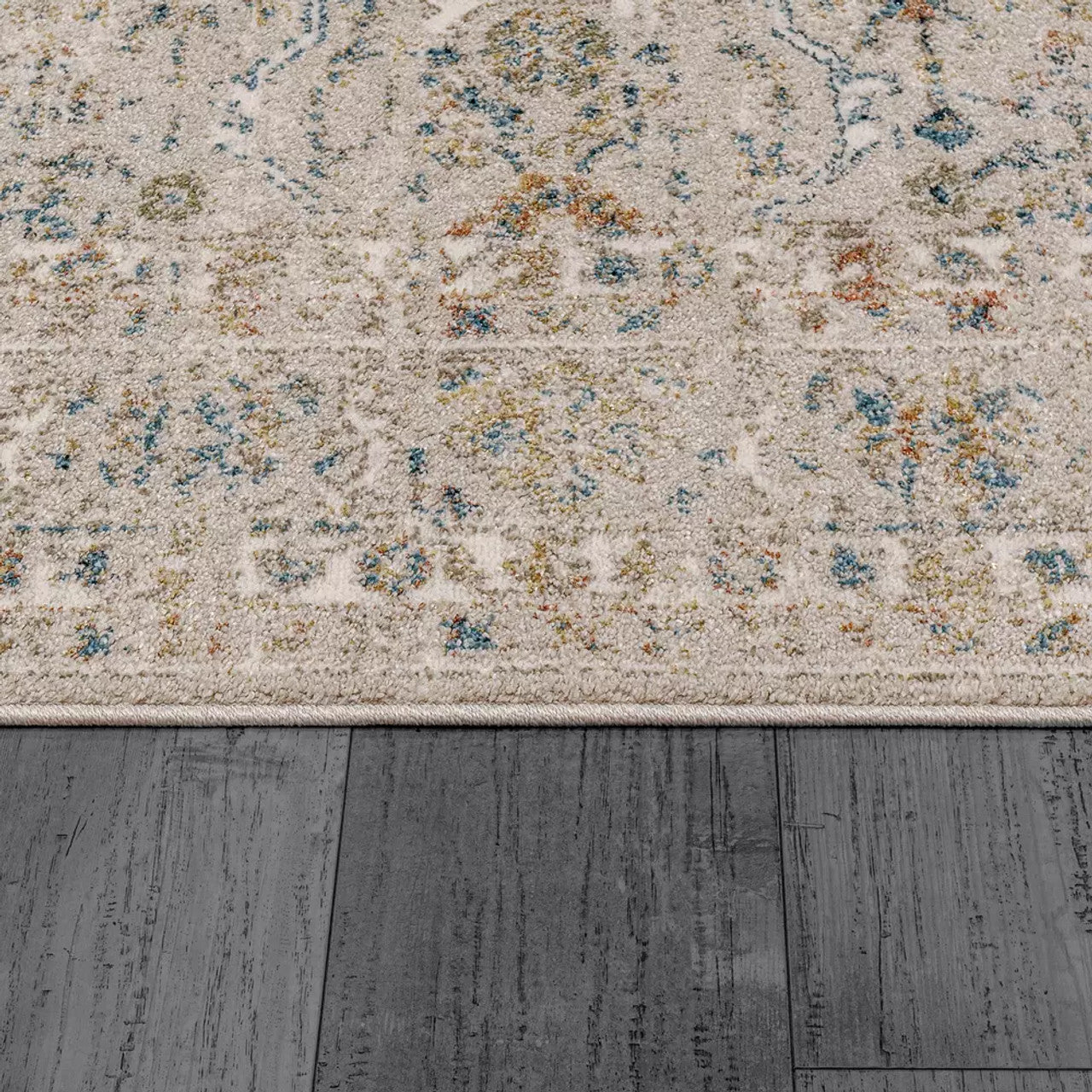 Dynamic Rugs Eclectic 6011 Cream Multi Transitional Machine-Made Rug