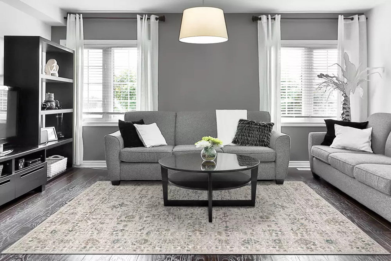 Dynamic Rugs Eclectic 6011 Cream Multi Transitional Machine-Made Rug