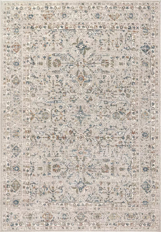 Dynamic Rugs Eclectic 6011 Cream Multi Transitional Machine-Made Rug