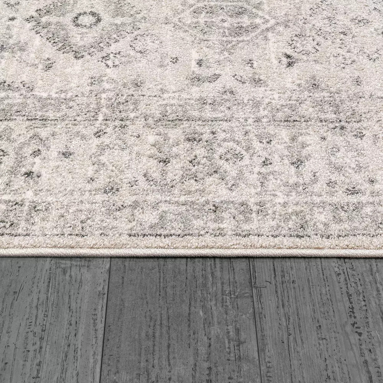 Dynamic Rugs Eclectic 6012 Cream Grey Transitional Machine-Made Rug