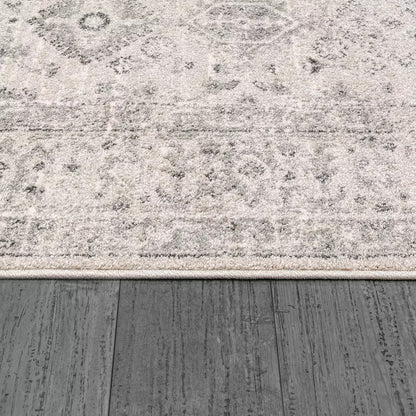 Dynamic Rugs Eclectic 6012 Cream Grey Transitional Machine-Made Rug