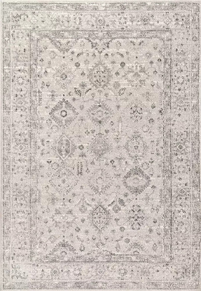 Dynamic Rugs Eclectic 6012 Cream Grey Transitional Machine-Made Rug