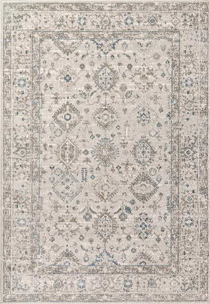 Dynamic Rugs Eclectic 6012 Cream Multi Transitional Machine-Made Rug
