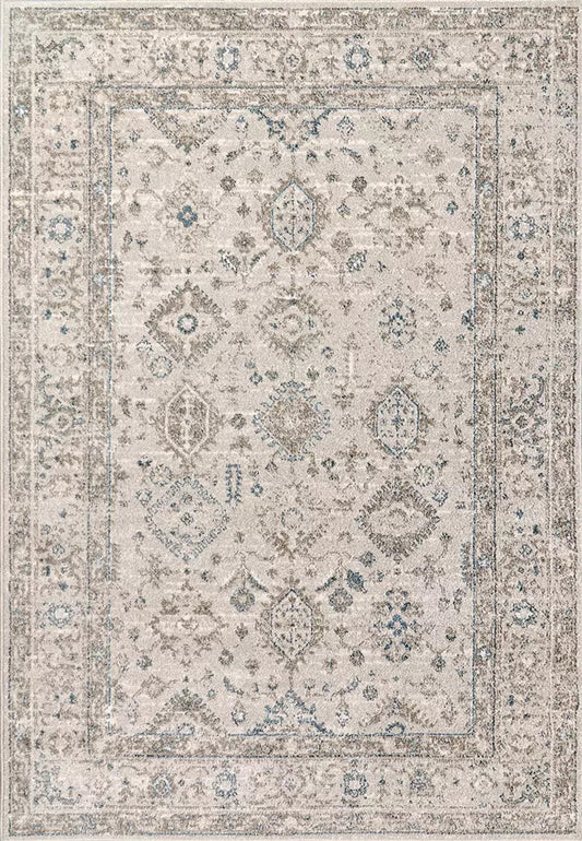 Dynamic Rugs Eclectic 6012 Cream Multi Transitional Machine-Made Rug