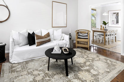 Dynamic Rugs Momentum 61794 Grey Taupe Ivory Traditional Machine-Made Rug