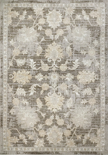 Dynamic Rugs Momentum 61794 Grey Taupe Ivory Traditional Machine-Made Rug