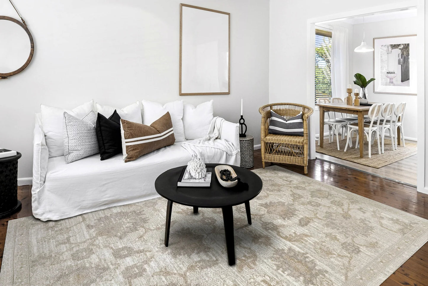 Dynamic Rugs Momentum 61794 Ivory Grey Taupe Traditional Machine-Made Rug