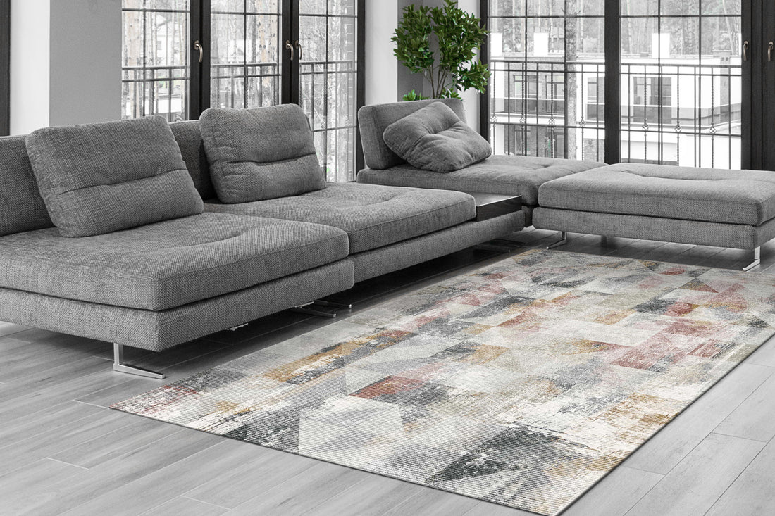 Dynamic Rugs Rhythm 6422 Multi Modern Machine-Made Rug