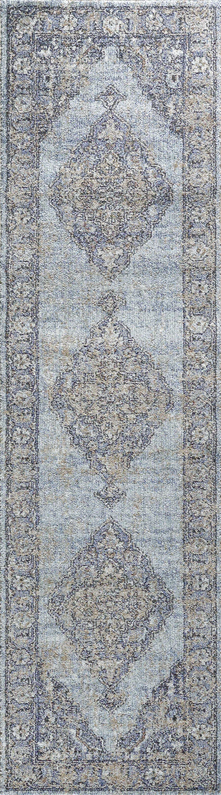 Dynamic Rugs Jazz 6792 Blue Beige  Traditional Machine-Made Rug