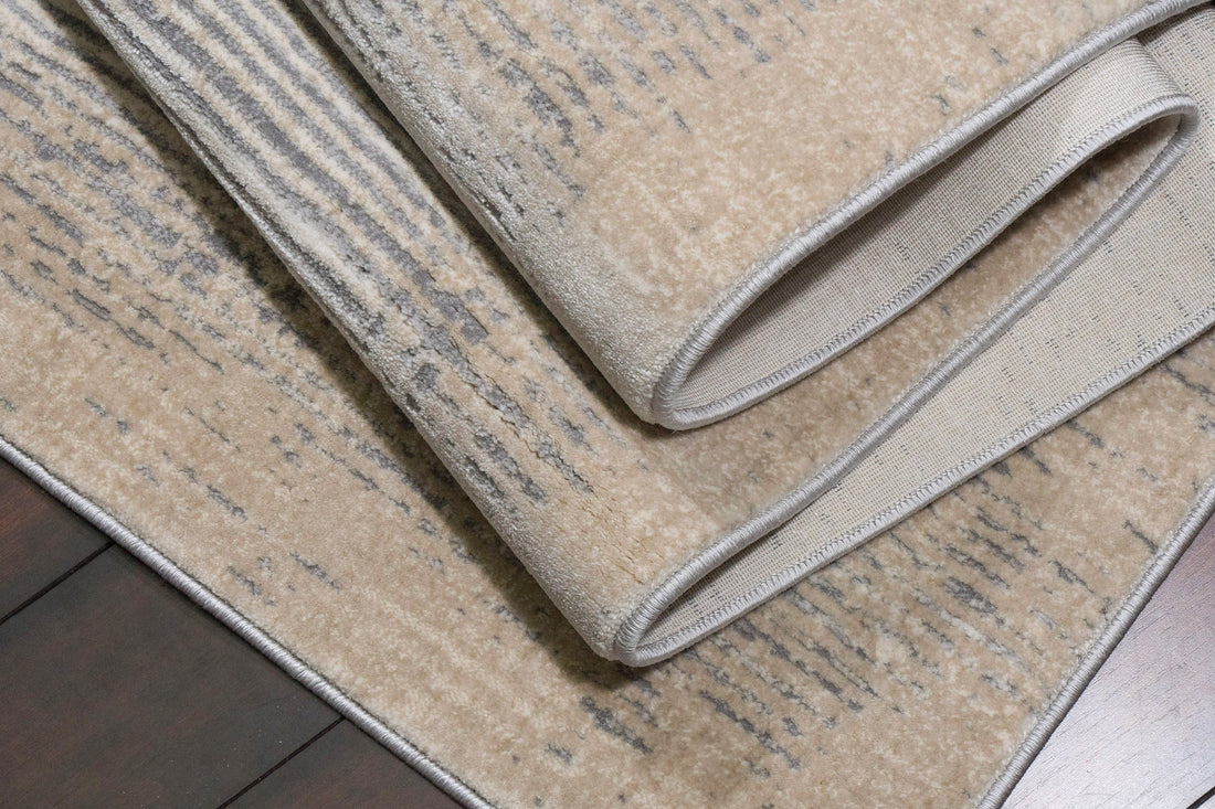 Dynamic Rugs Cosmo 6830 Grey Beige Modern Machine-Made Rug