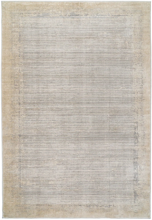 Dynamic Rugs Cosmo 6830 Grey Beige Modern Machine-Made Rug