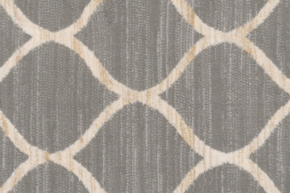 Dynamic Rugs Cosmo 6833 Grey Beige Modern Machine-Made Rug