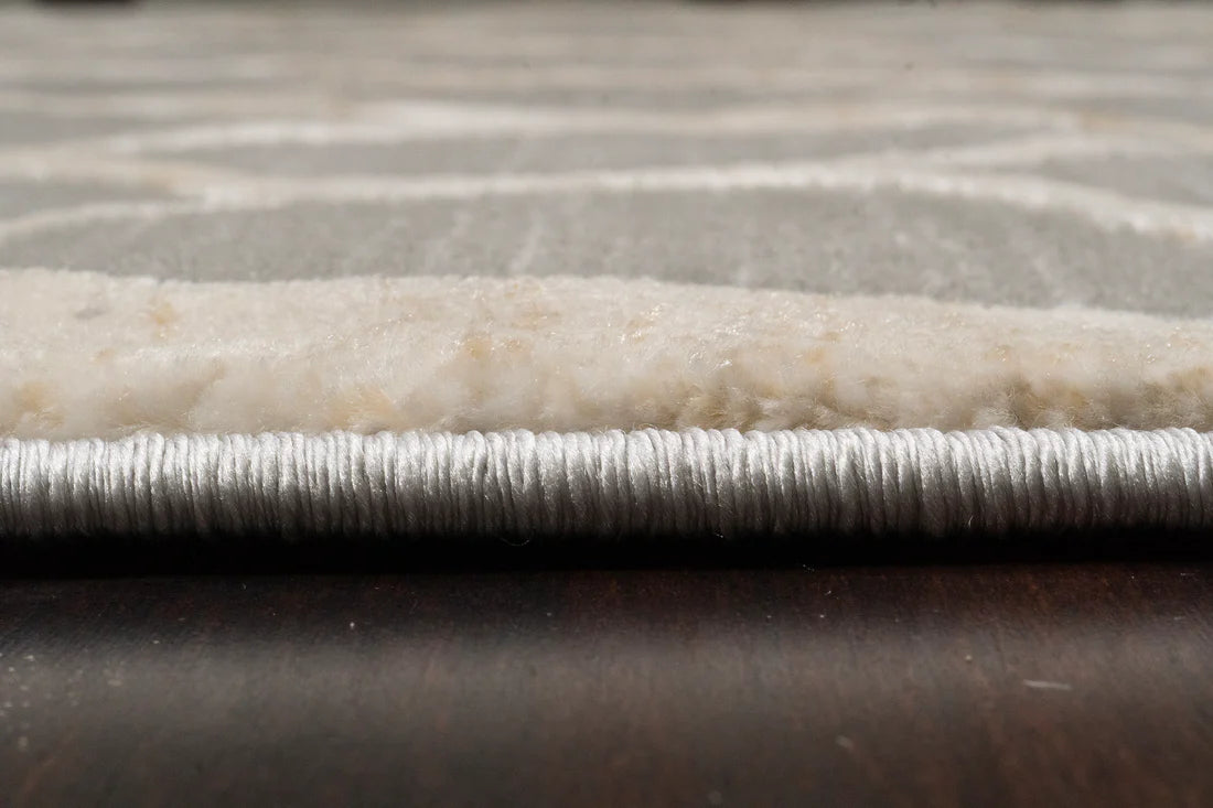 Dynamic Rugs Cosmo 6833 Grey Beige Modern Machine-Made Rug