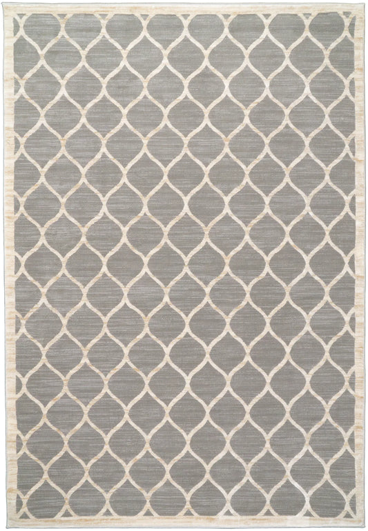 Dynamic Rugs Cosmo 6833 Grey Beige Modern Machine-Made Rug