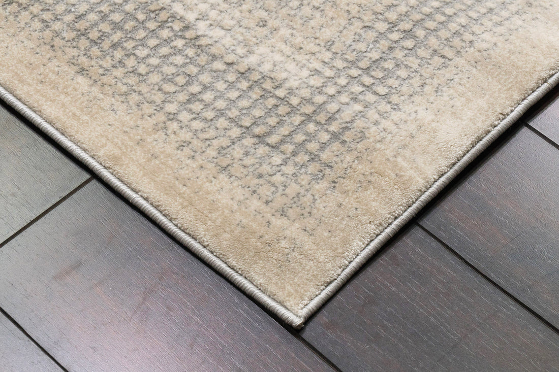 Dynamic Rugs Cosmo 6835 Beige Grey Modern Machine-Made Rug